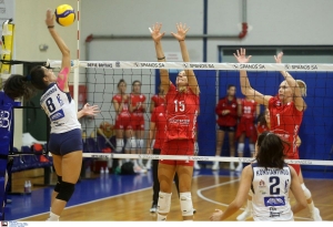 Volleyleague: &Theta;έ&tau;&iota;&sigmaf; &Beta;&omicron;ύ&lambda;&alpha;&sigmaf; - &Omicron;&lambda;&upsilon;&mu;&pi;&iota;&alpha;&kappa;ό&sigmaf; 2-3