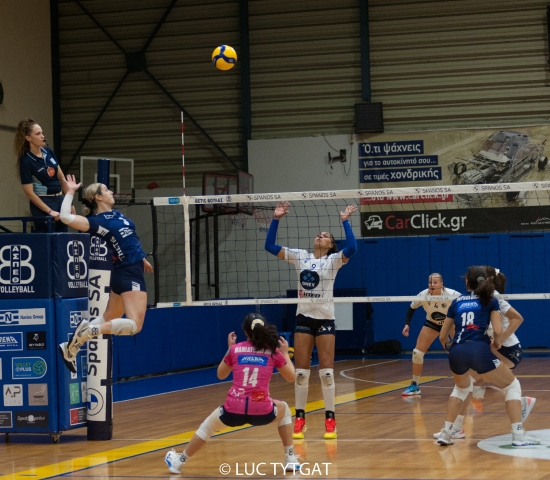 Volleyleague (4η αγων.): Α.Σ.Π. Θέτις Βούλας - Λαμία 3-0 (video)